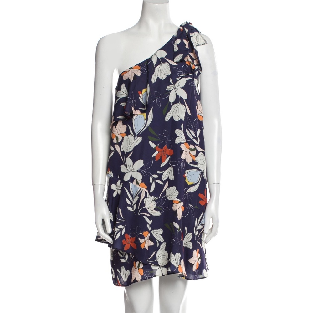Parker Silk Knee Length Dress - Size S